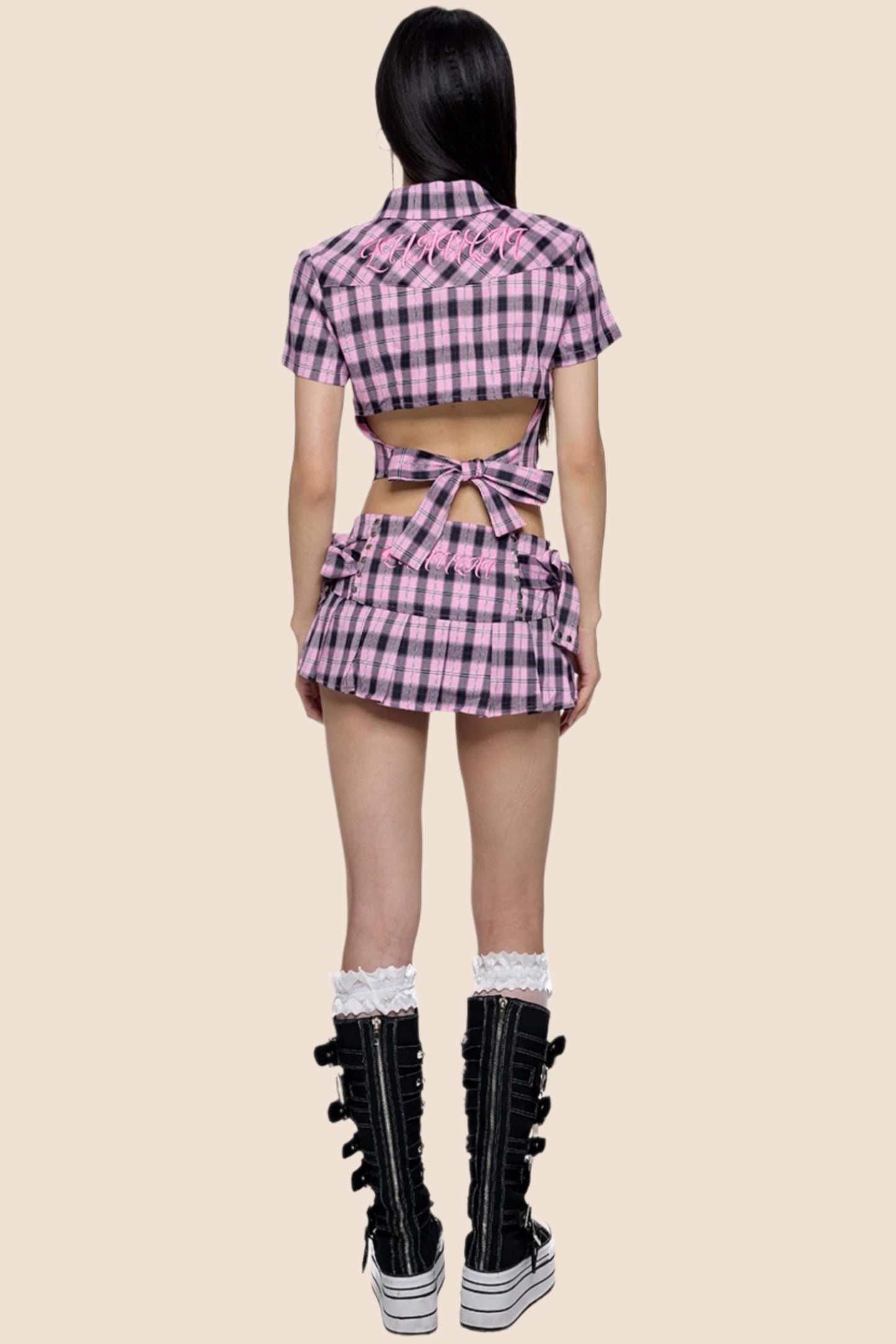 Summer Chic Plaid Set