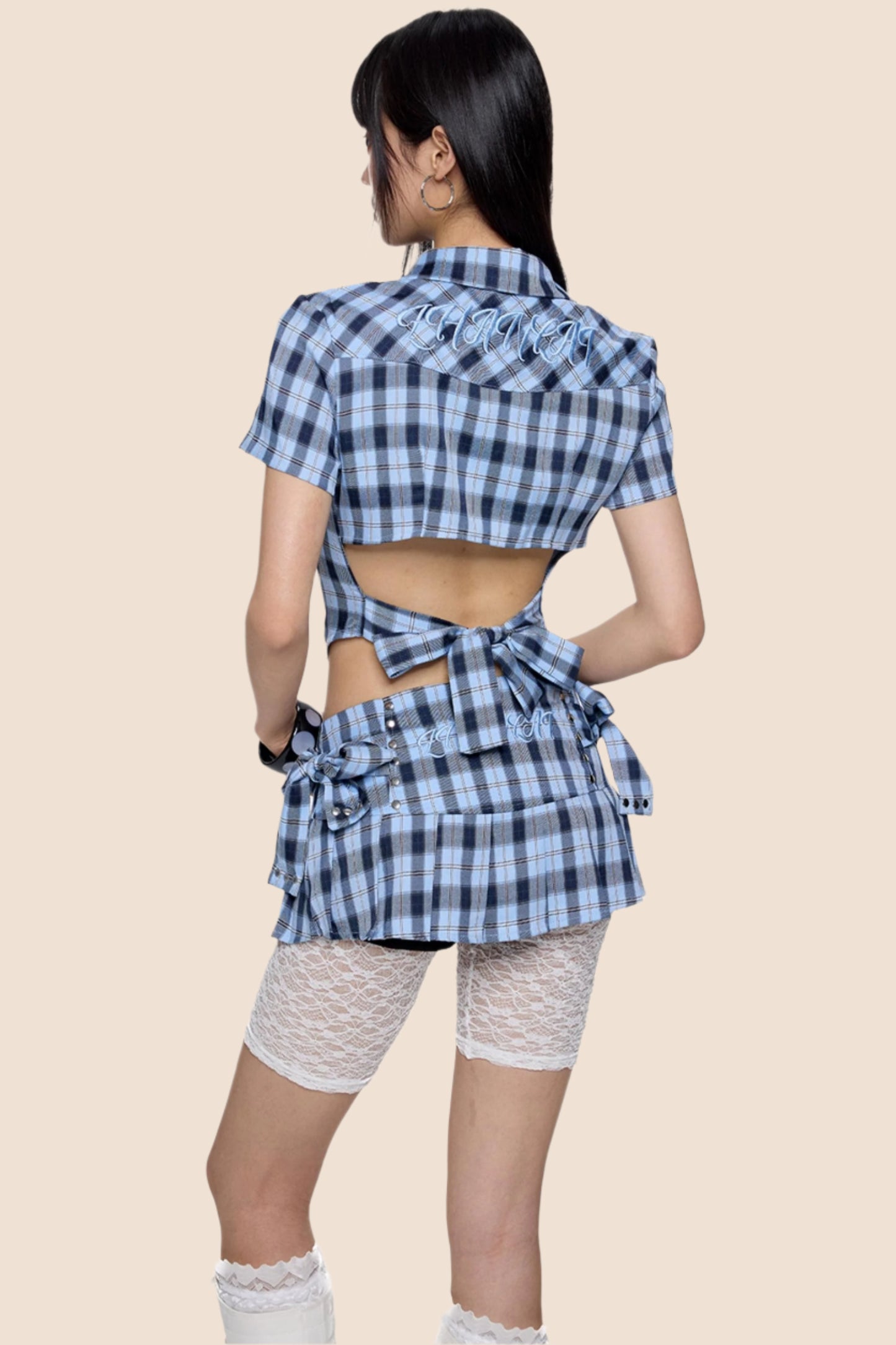 Summer Chic Plaid Set