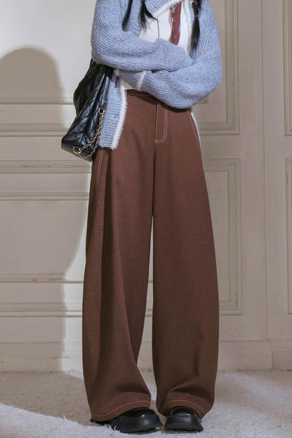 Floral Wool Suit Skirt Set-Up