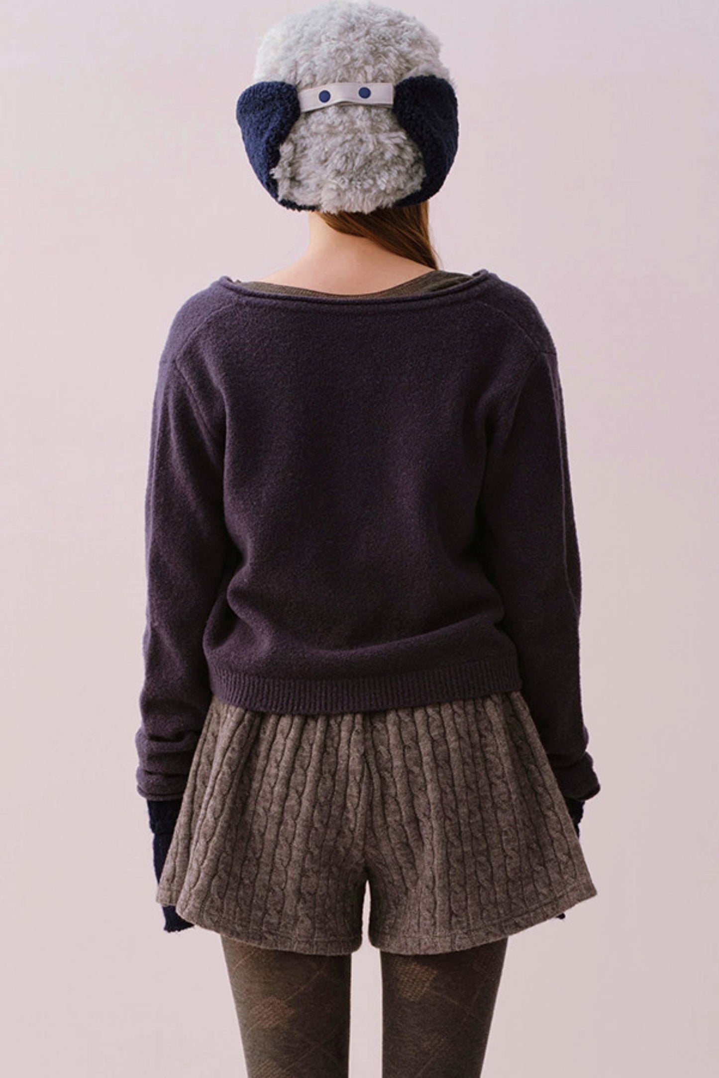 Reversible Plush Lei Feng Hat