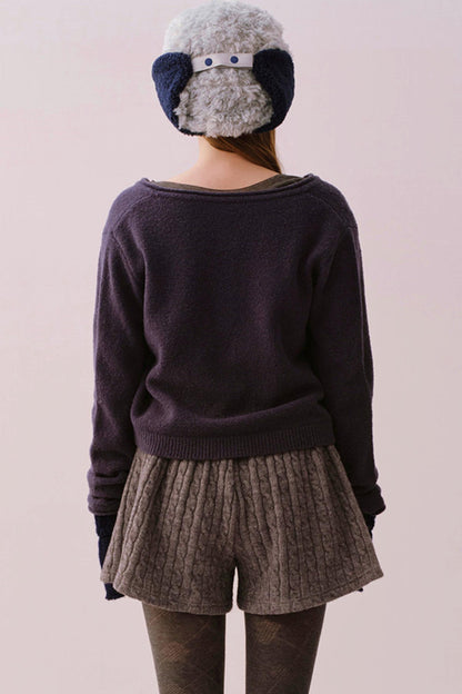 Reversible Plush Lei Feng Hat