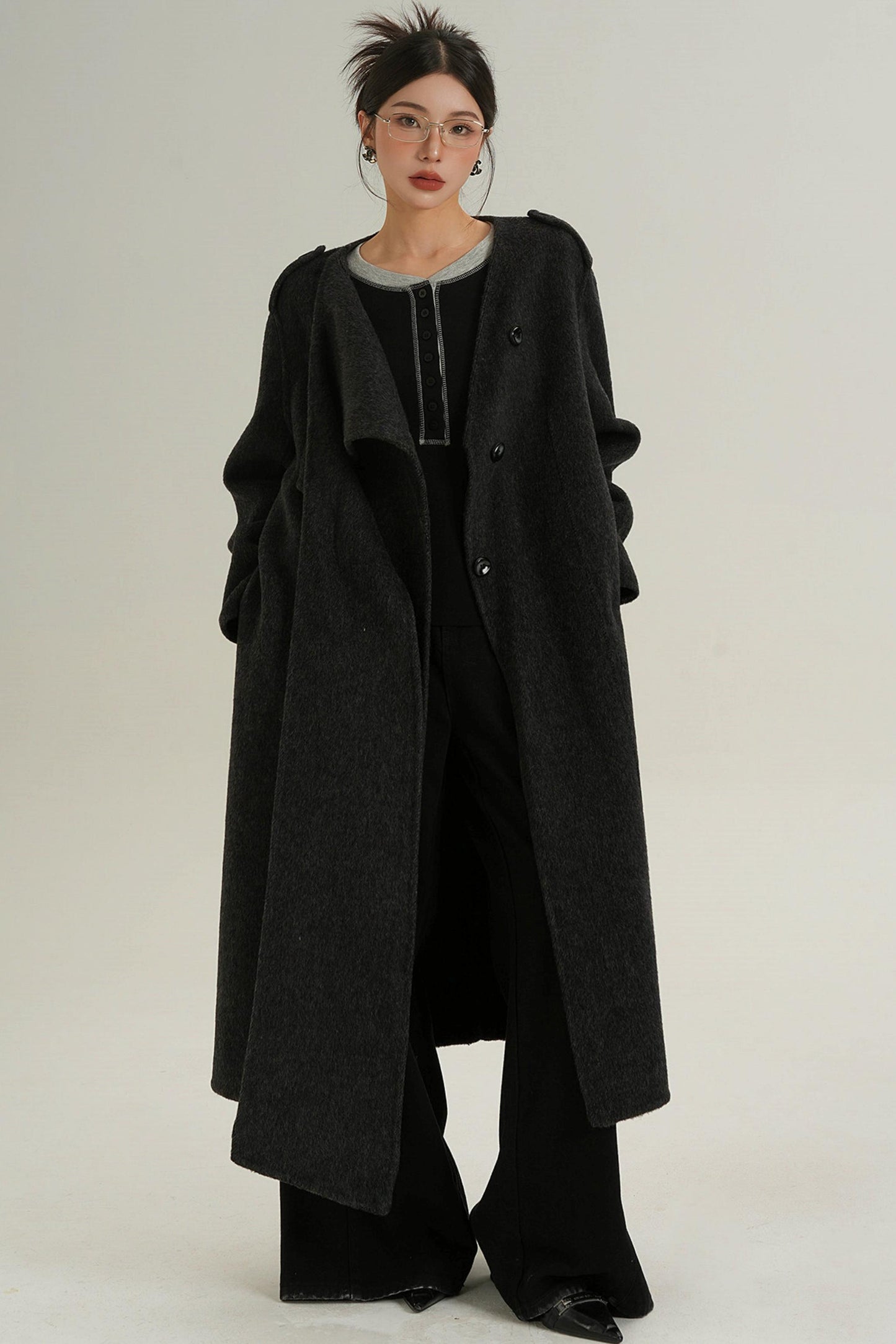 Double-Sided Wool Coat