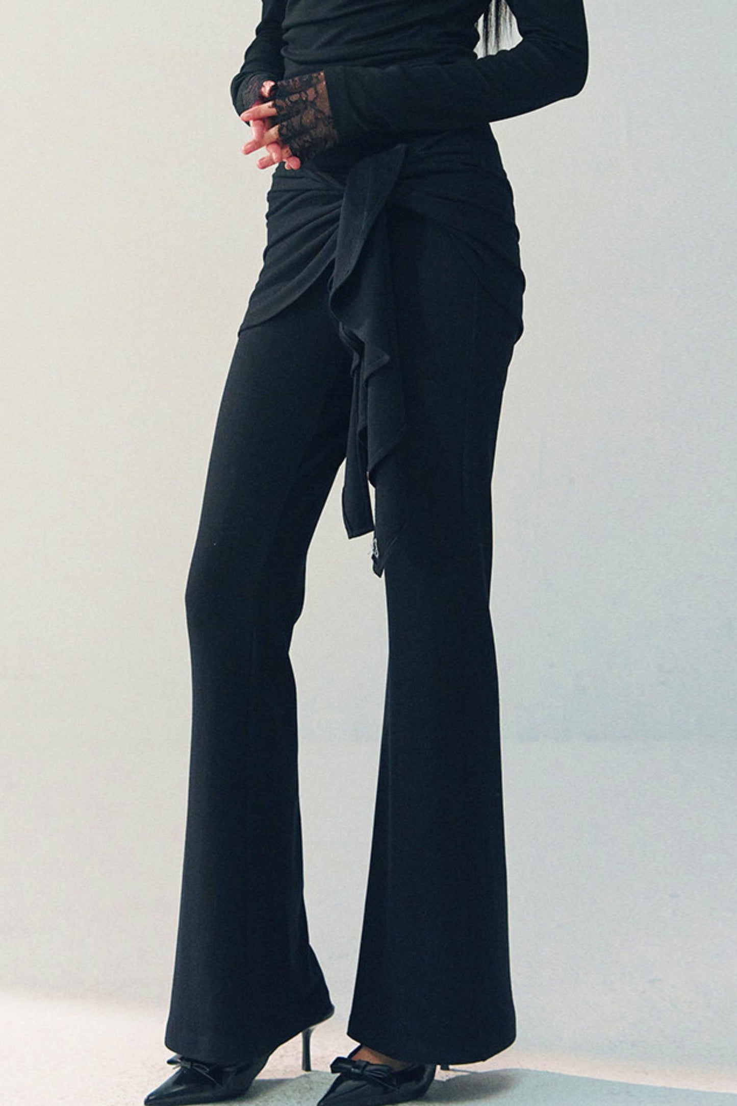 High-Waisted Flared Pants