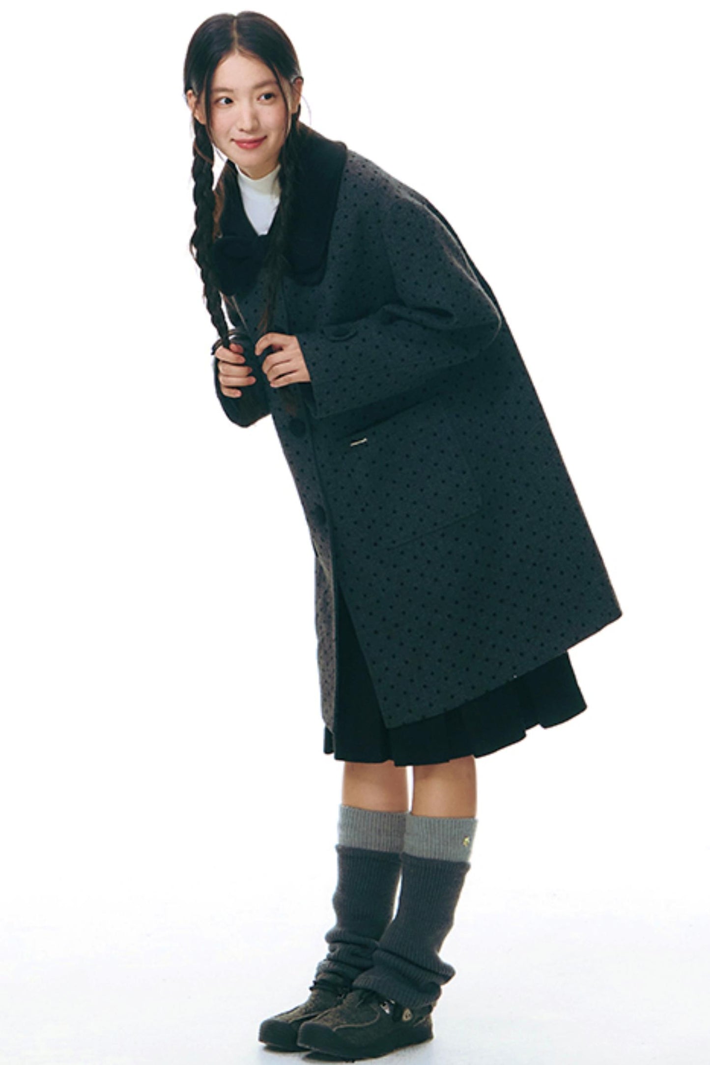 New Polka Dot Shawl Jacket