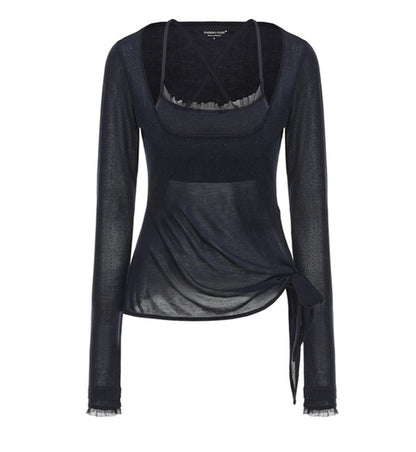 U-Neck Corset Top Set