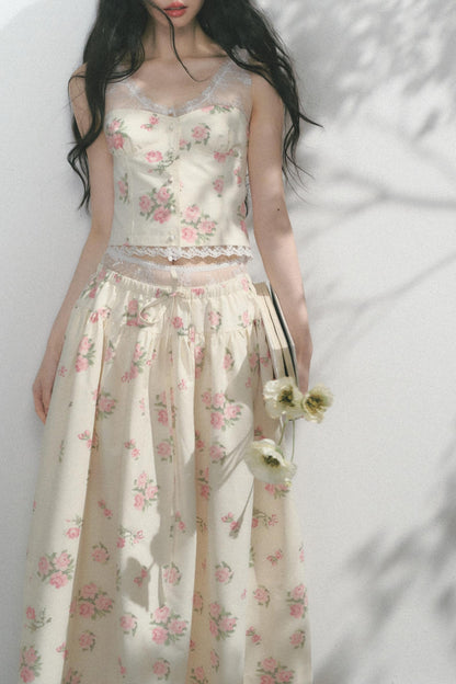 Fit Lace Detail Strap Top