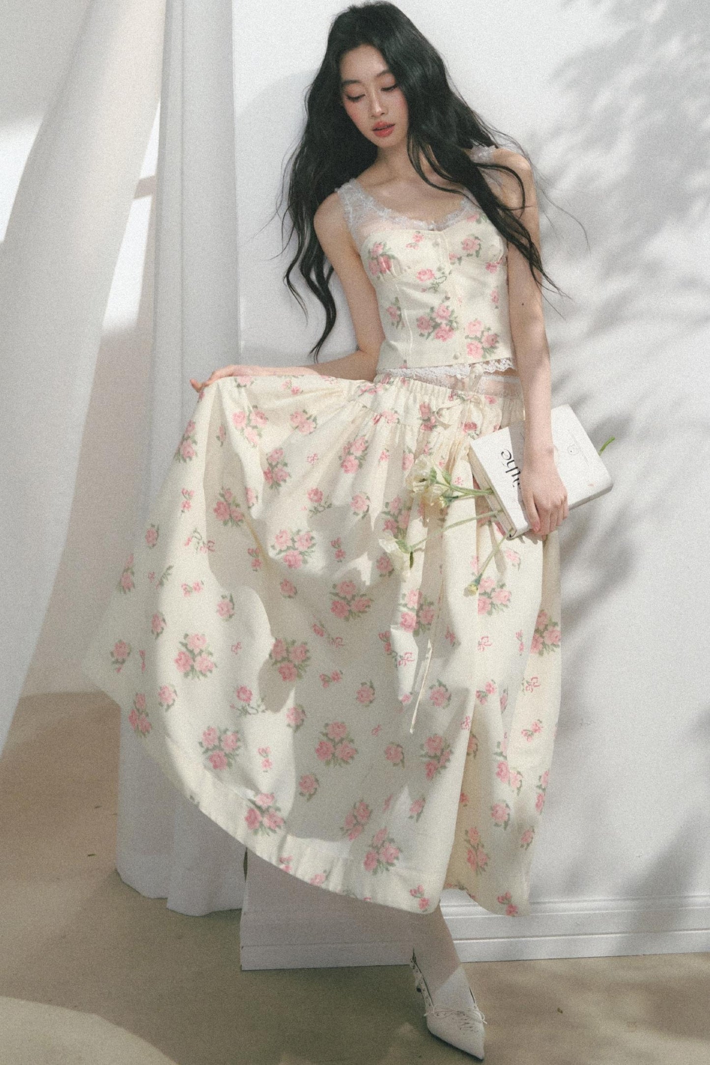 Fit Lace Detail Strap Top