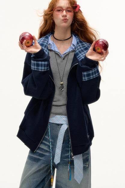 Inner Jean Contrast Jacket Set-Up