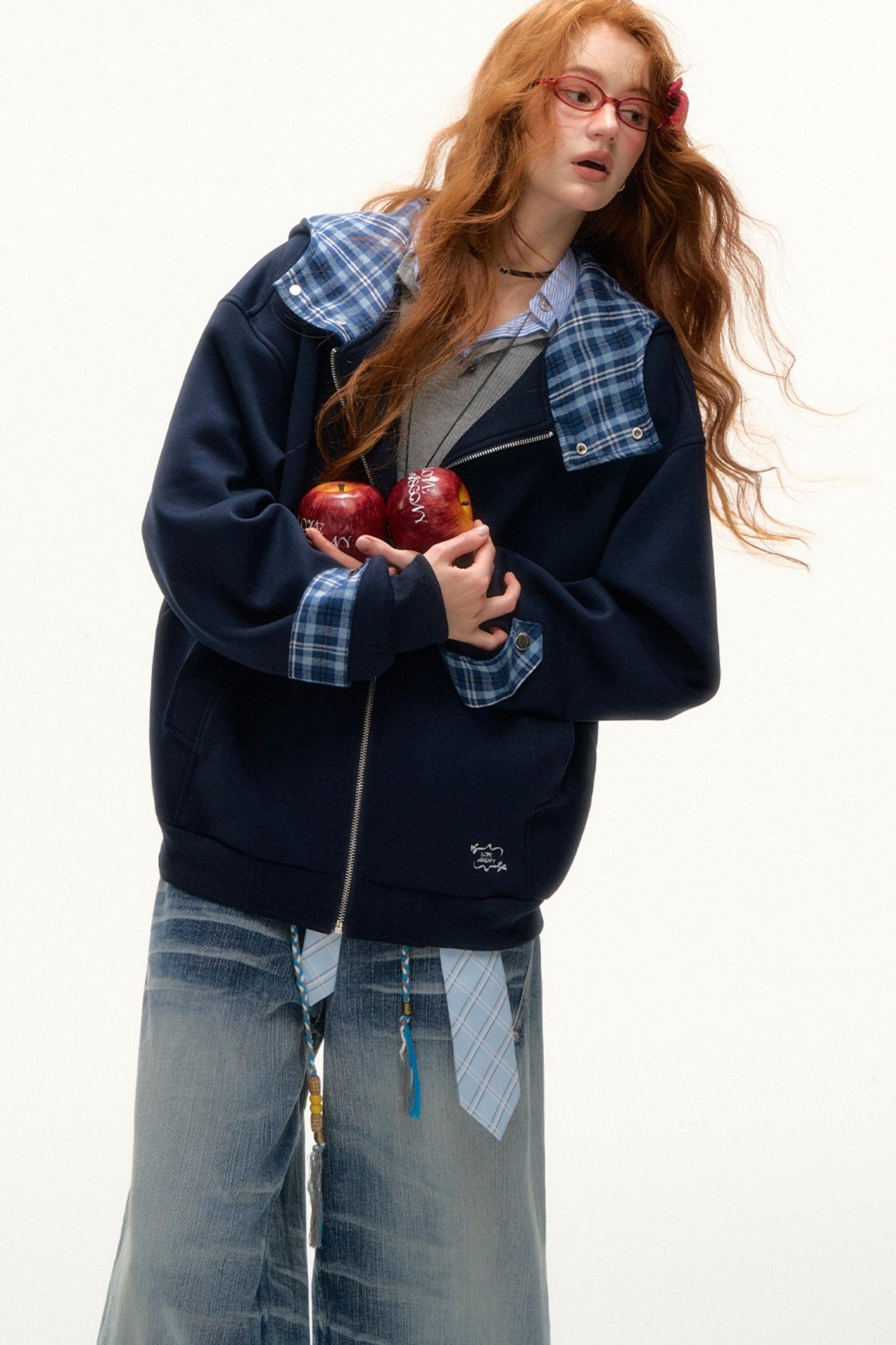 Inner Jean Contrast Jacket Set-Up