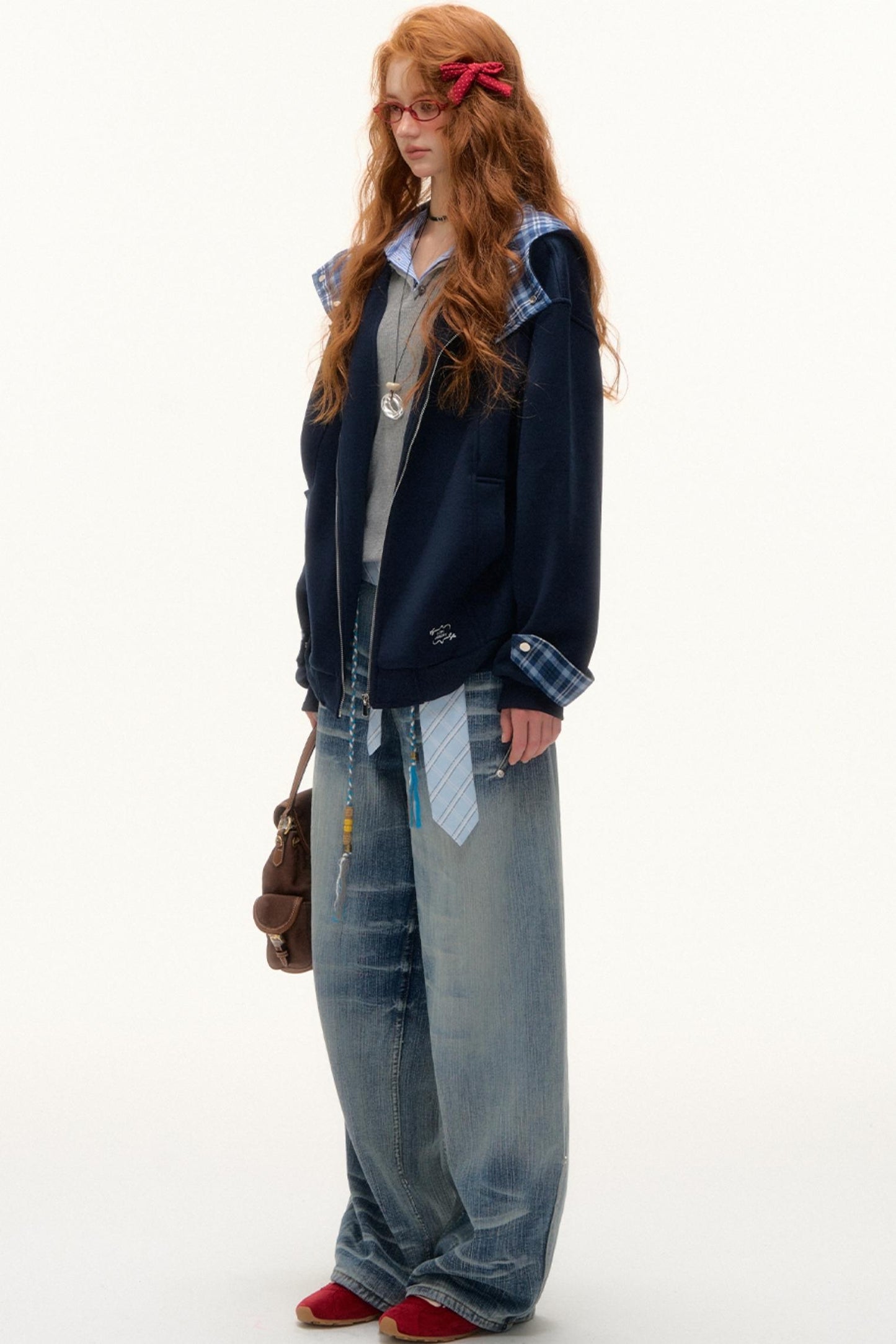 Inner Jean Contrast Jacket Set-Up