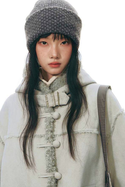 Integrated Hooded Short Coat