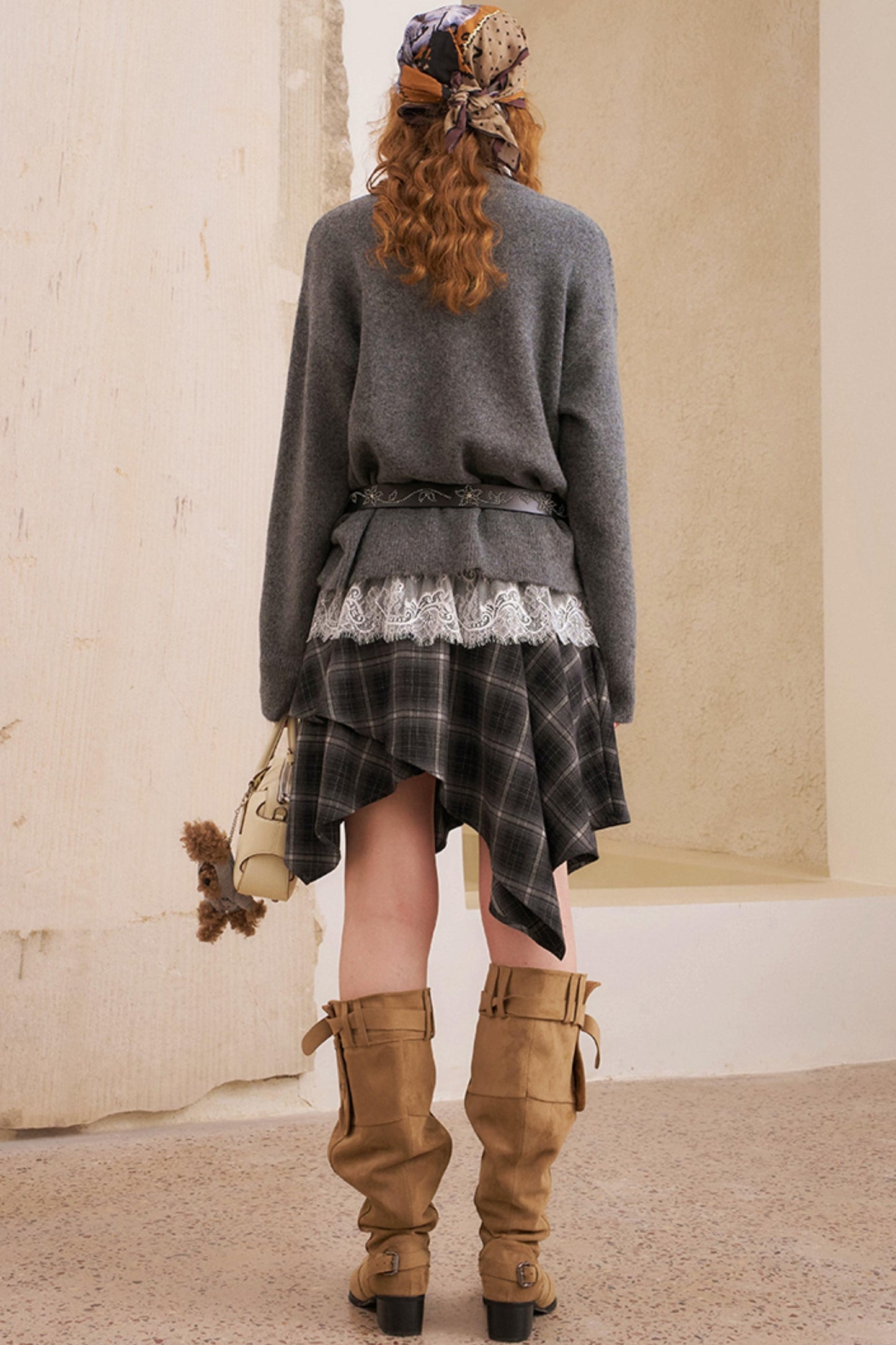 Star Fringe Long Sleeve Sweater
