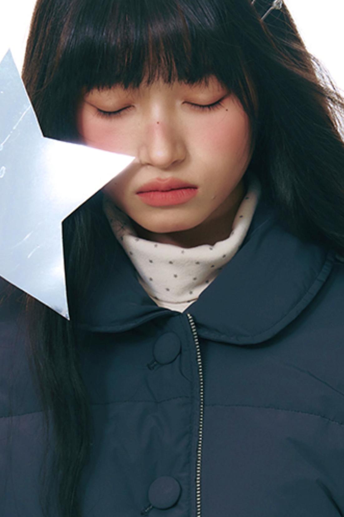 Winter Curved Pocket Cotton Jacket