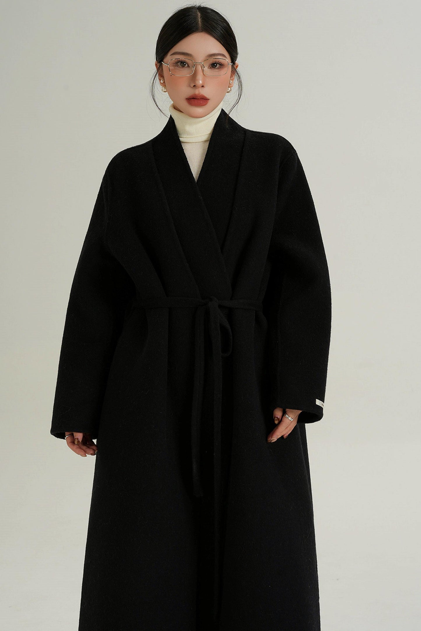 Sophisticated Red Wool Coat