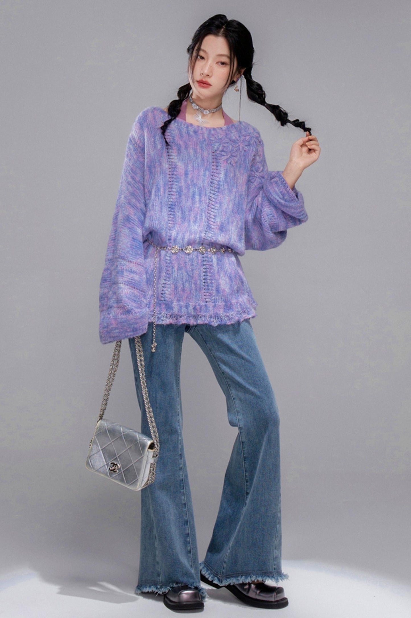 Shaping Blue Flared Jeans