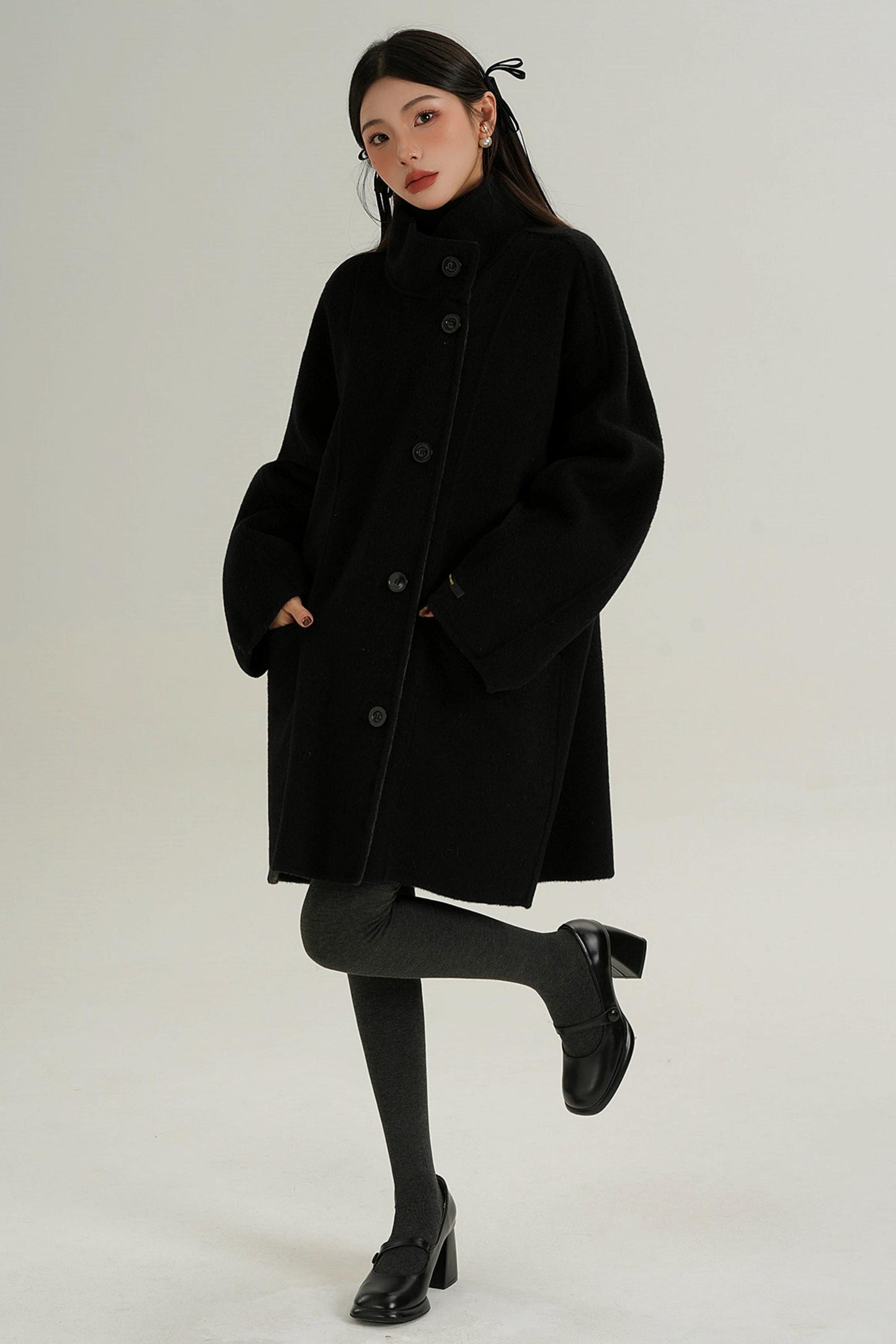 High-End Double-Sided Mid-Length Coat