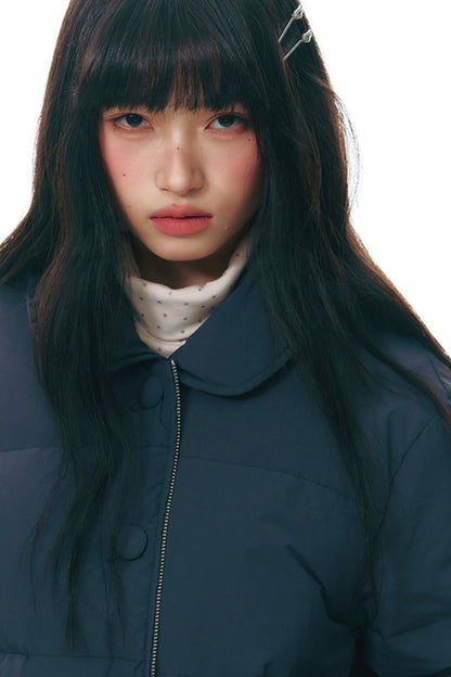 Winter Curved Pocket Cotton Jacket