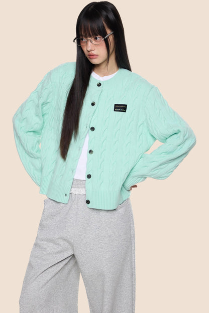 Twisted Knit Cardigan