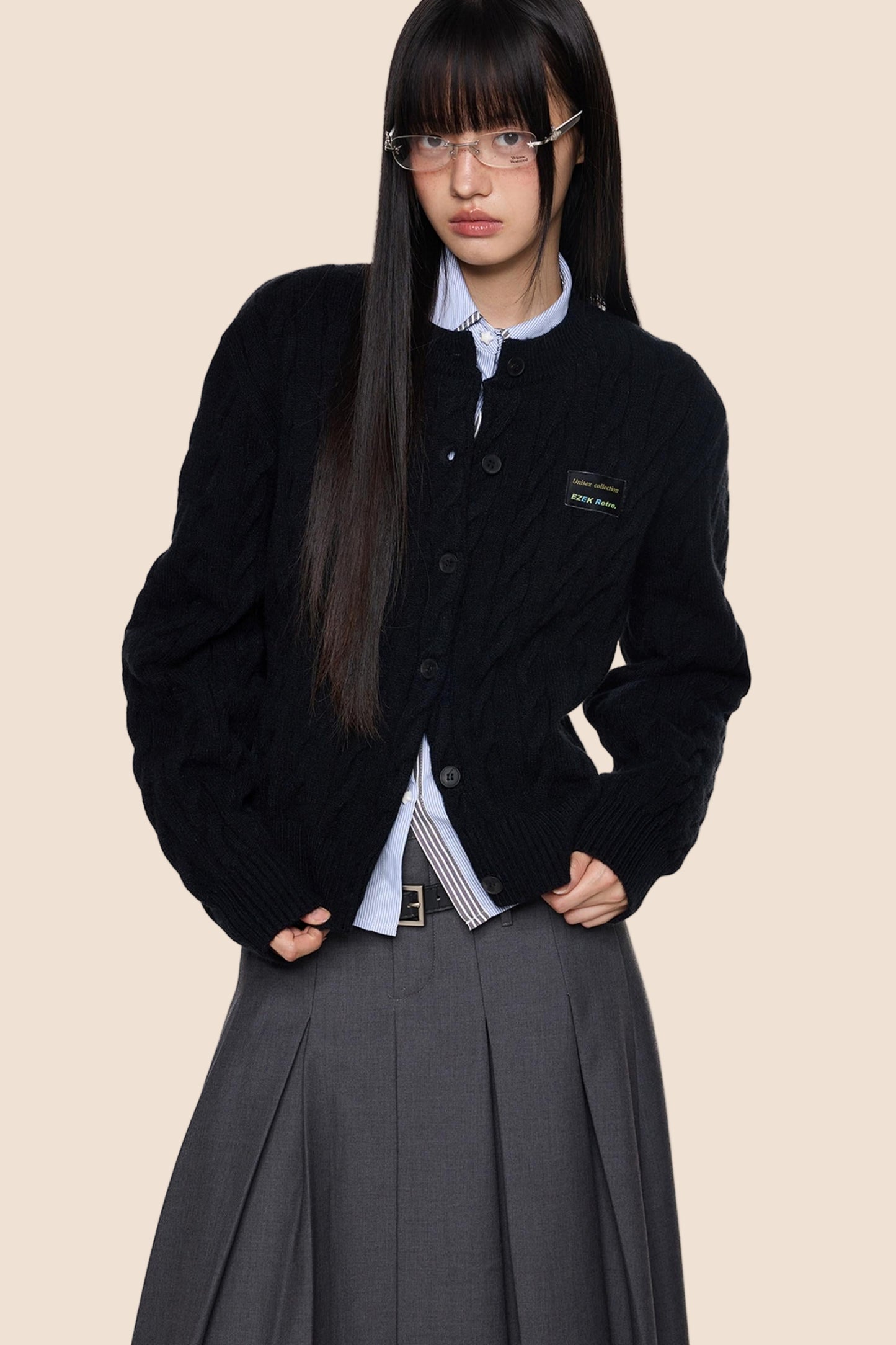 Twisted Knit Cardigan