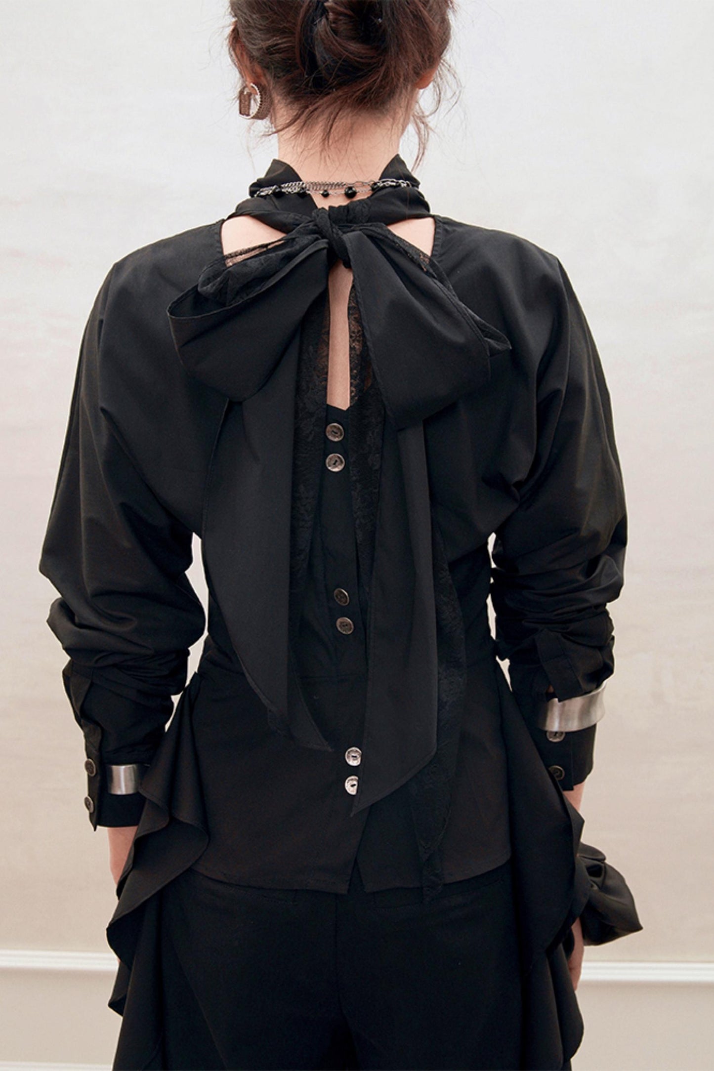 French Style Waist Cinched Shirt Set-Up