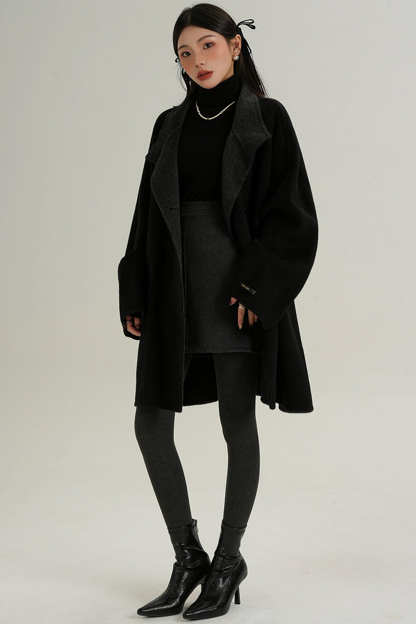 High-End Double-Sided Mid-Length Coat