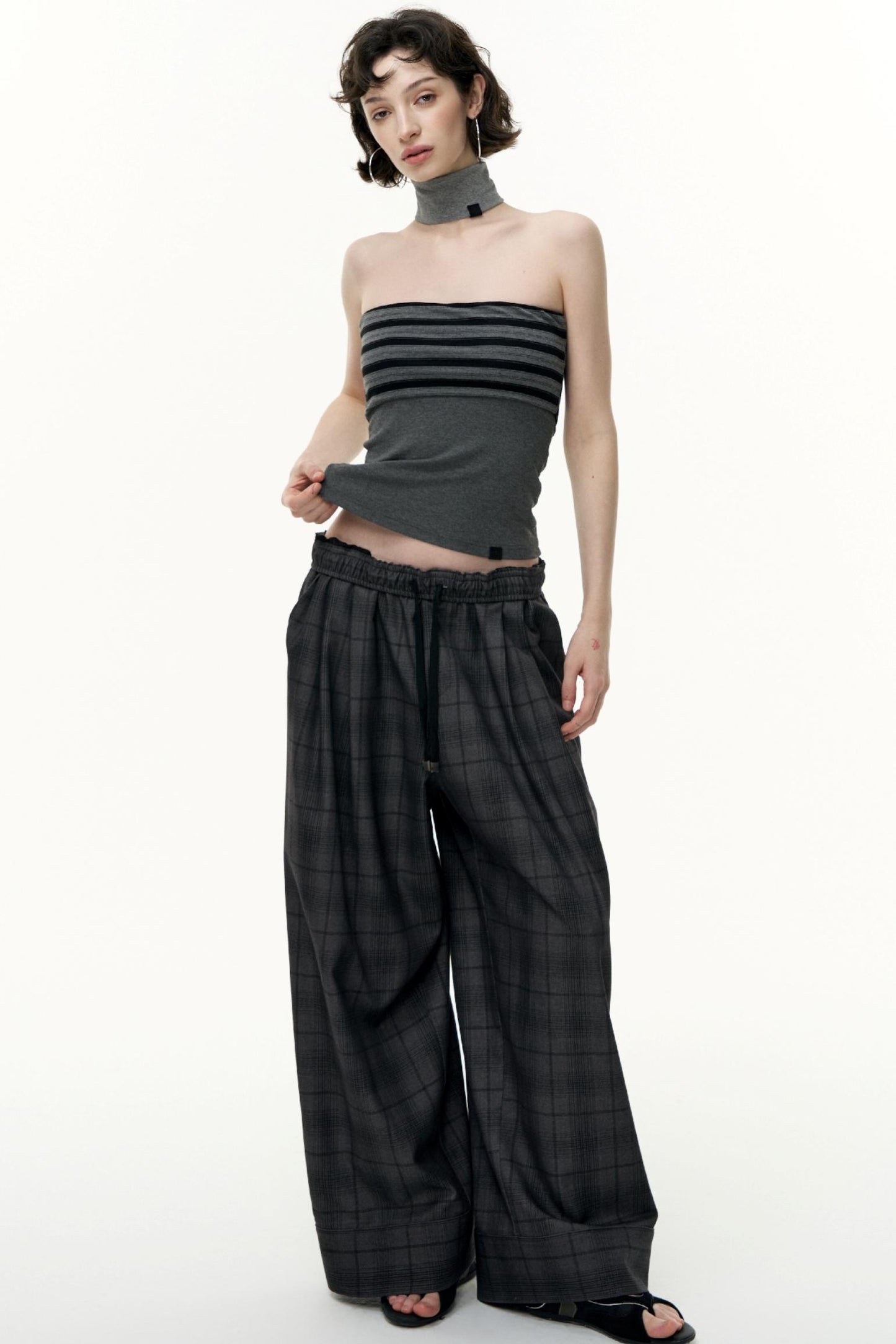 Striped Bandeau Skirt Set-Up