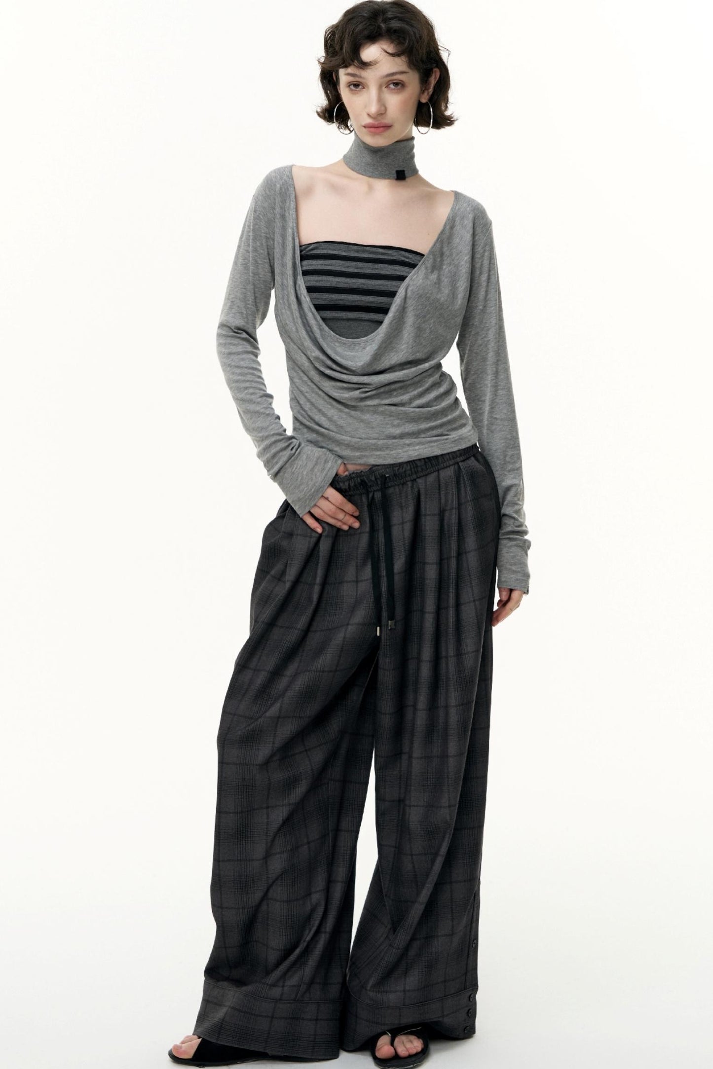 Striped Bandeau Skirt Set-Up