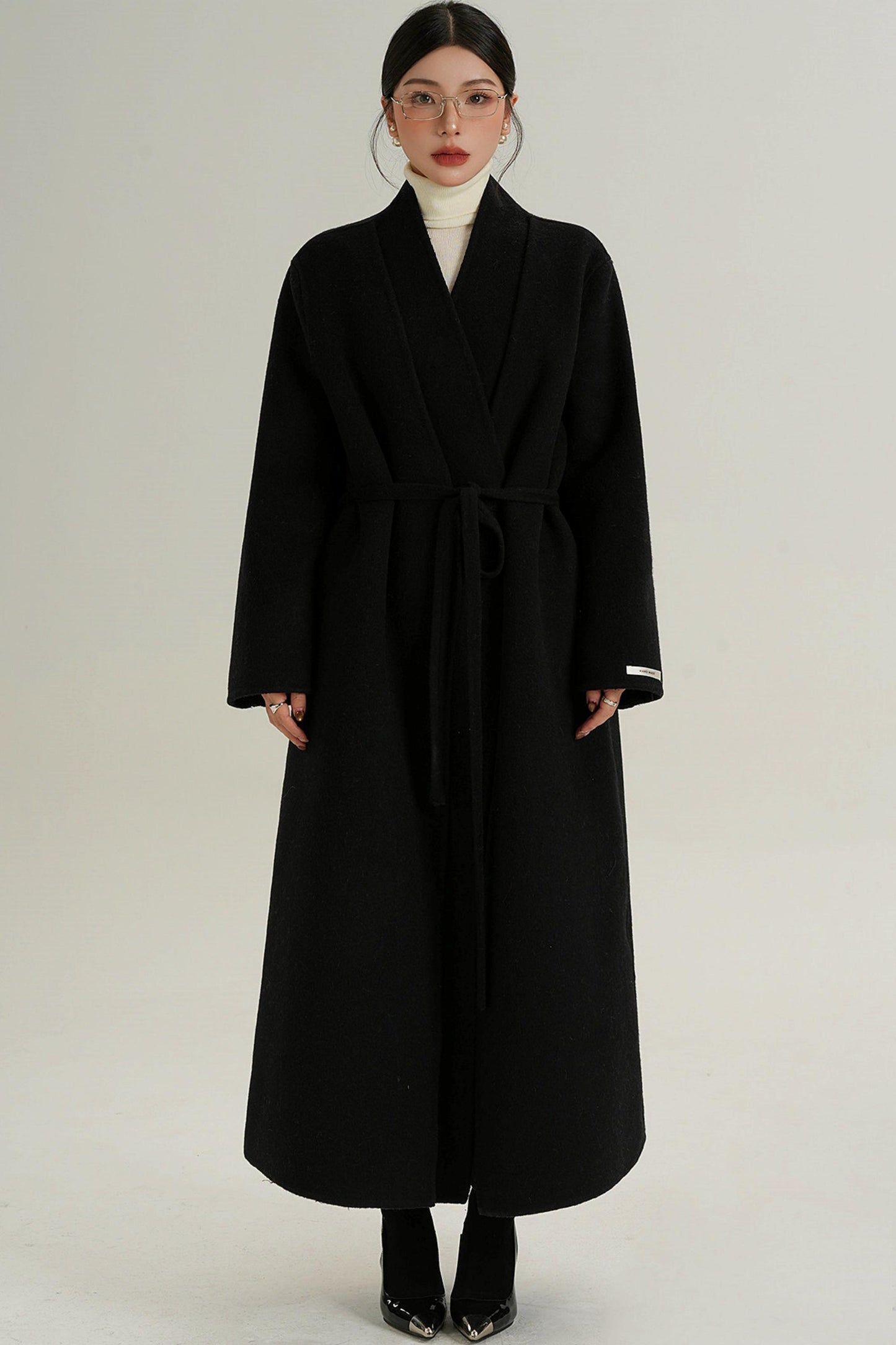 Sophisticated Red Wool Coat