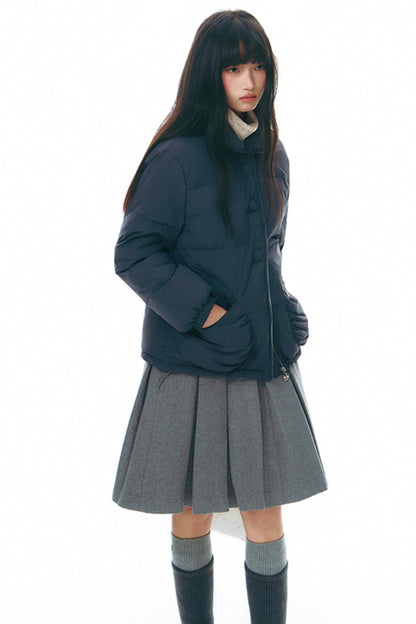 Winter Curved Pocket Cotton Jacket