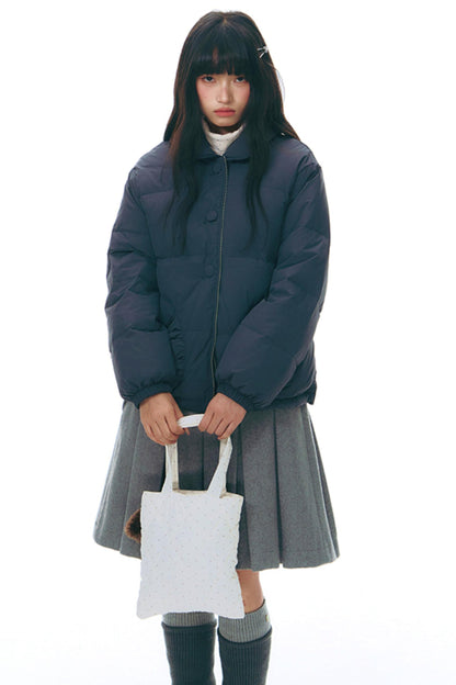 Winter Curved Pocket Cotton Jacket