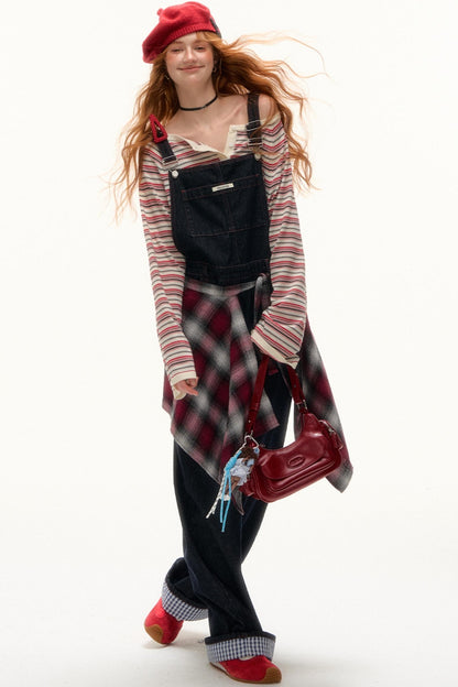 Striped Bow Tie T-Shirt Set-Up