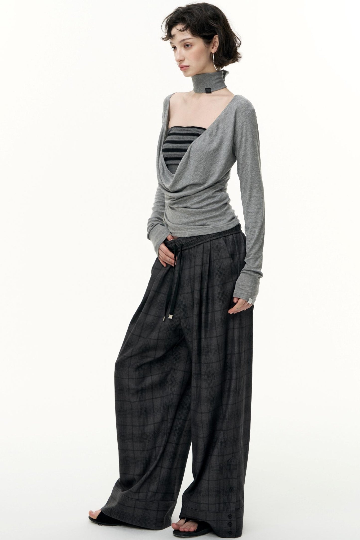 Striped Bandeau Skirt Set-Up