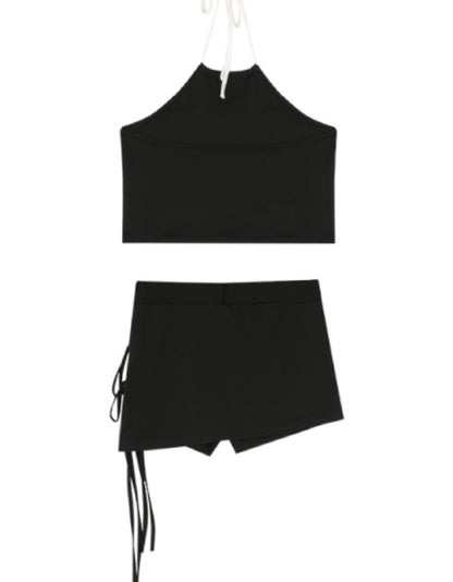 Nap Split Swimsuit Womens Swimming Set-Up