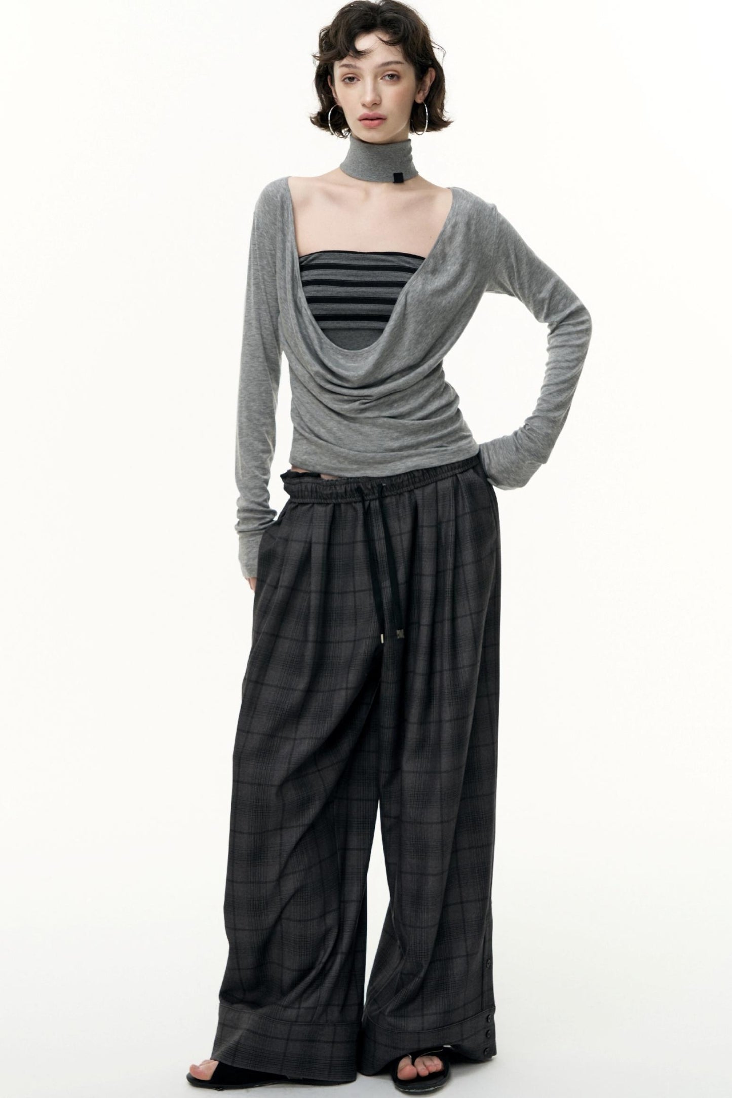 Striped Bandeau Skirt Set-Up