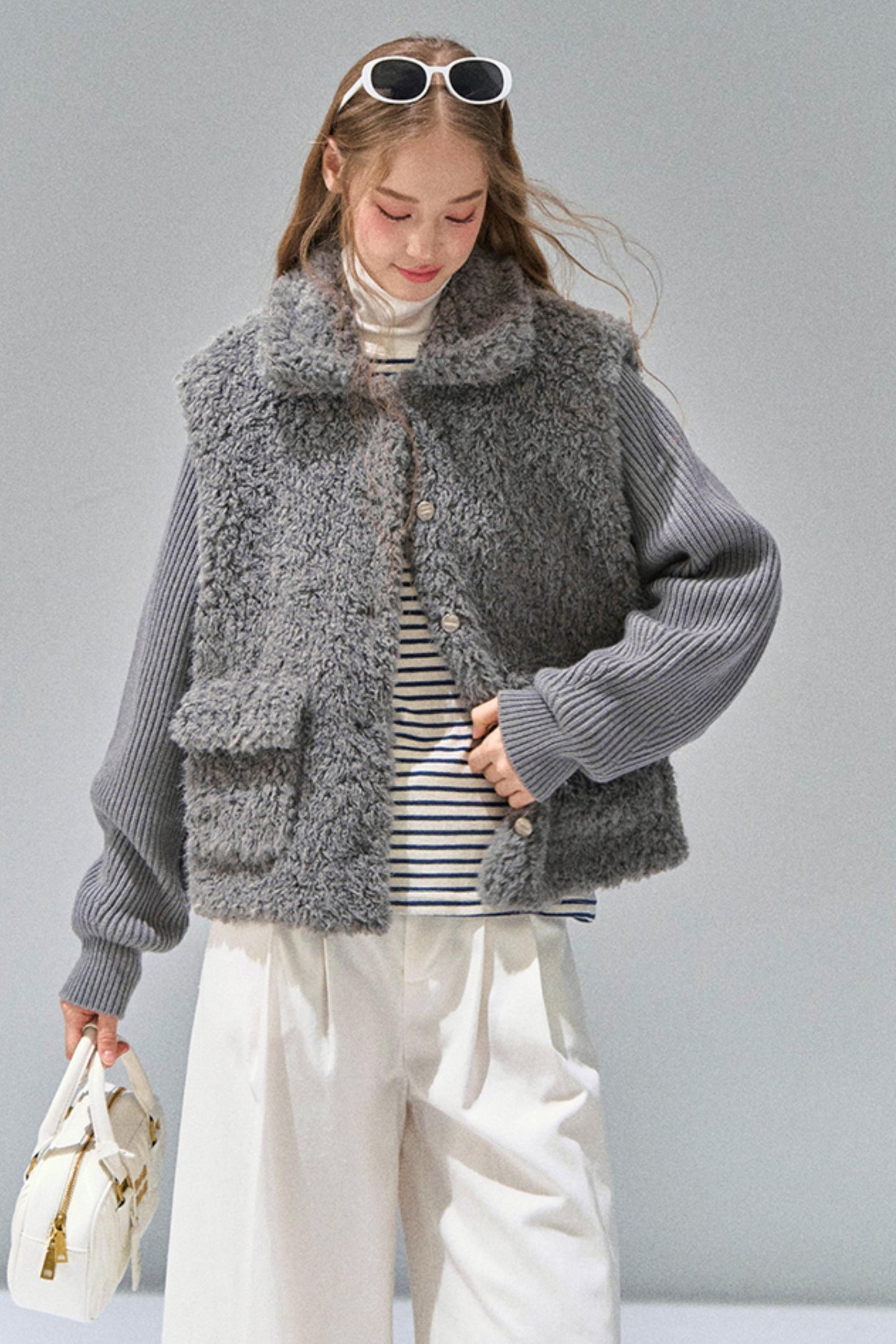 Striped Knitted Base Layer T-Shirt