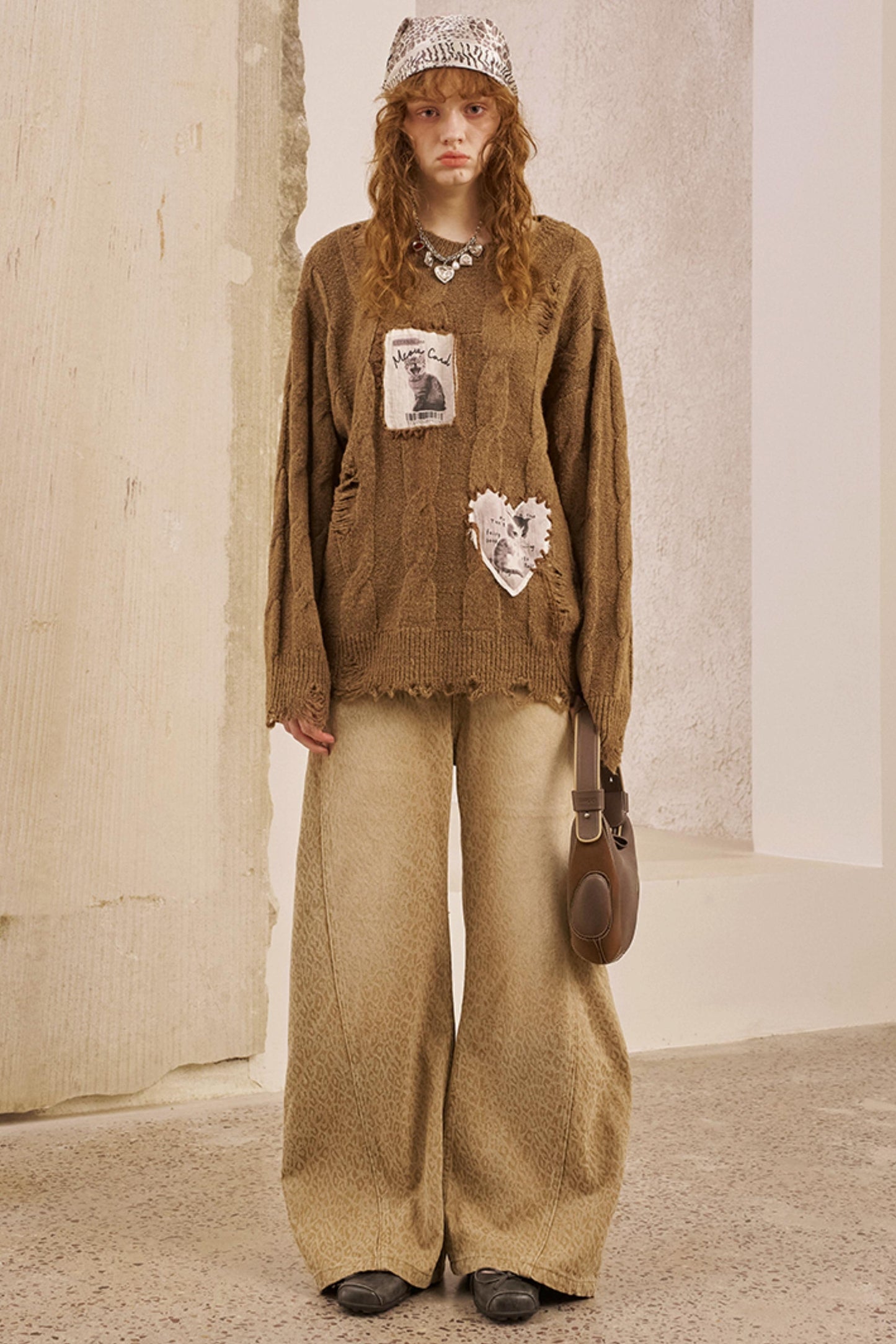 Fall Leopard Split Pants