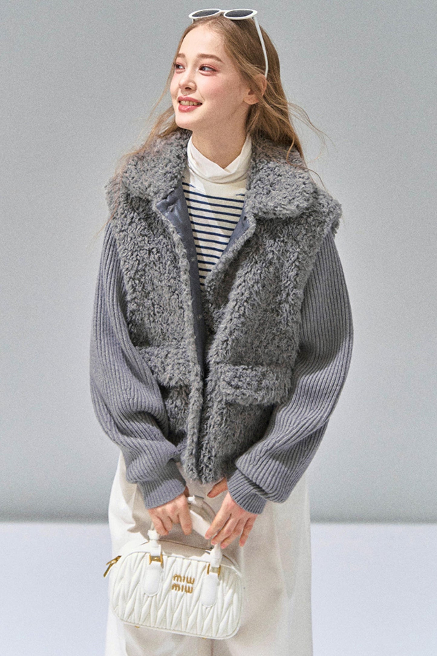 Striped Knitted Base Layer T-Shirt