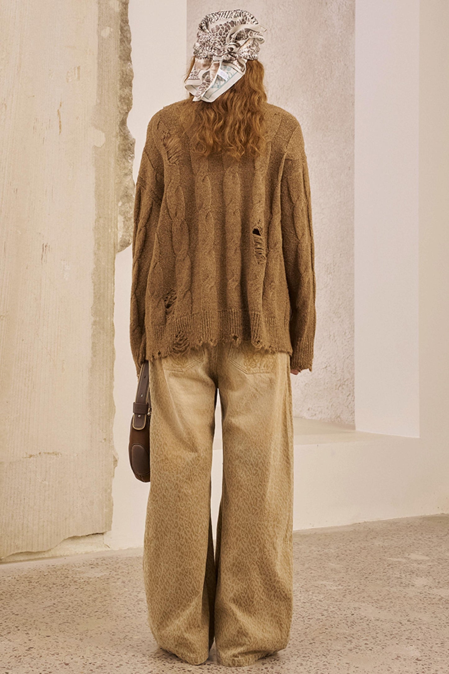 Fall Leopard Split Pants