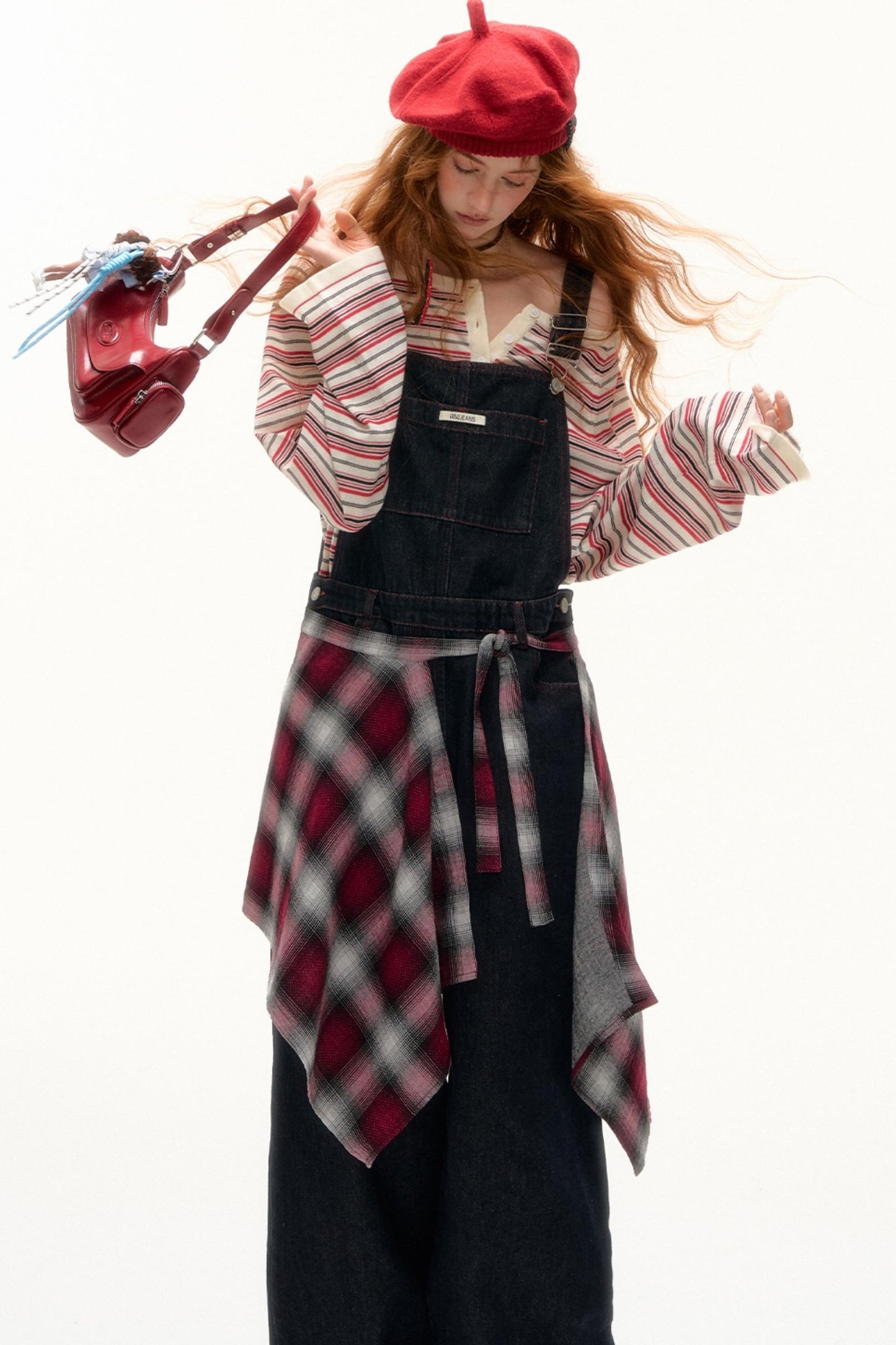 Striped Bow Tie T-Shirt Set-Up