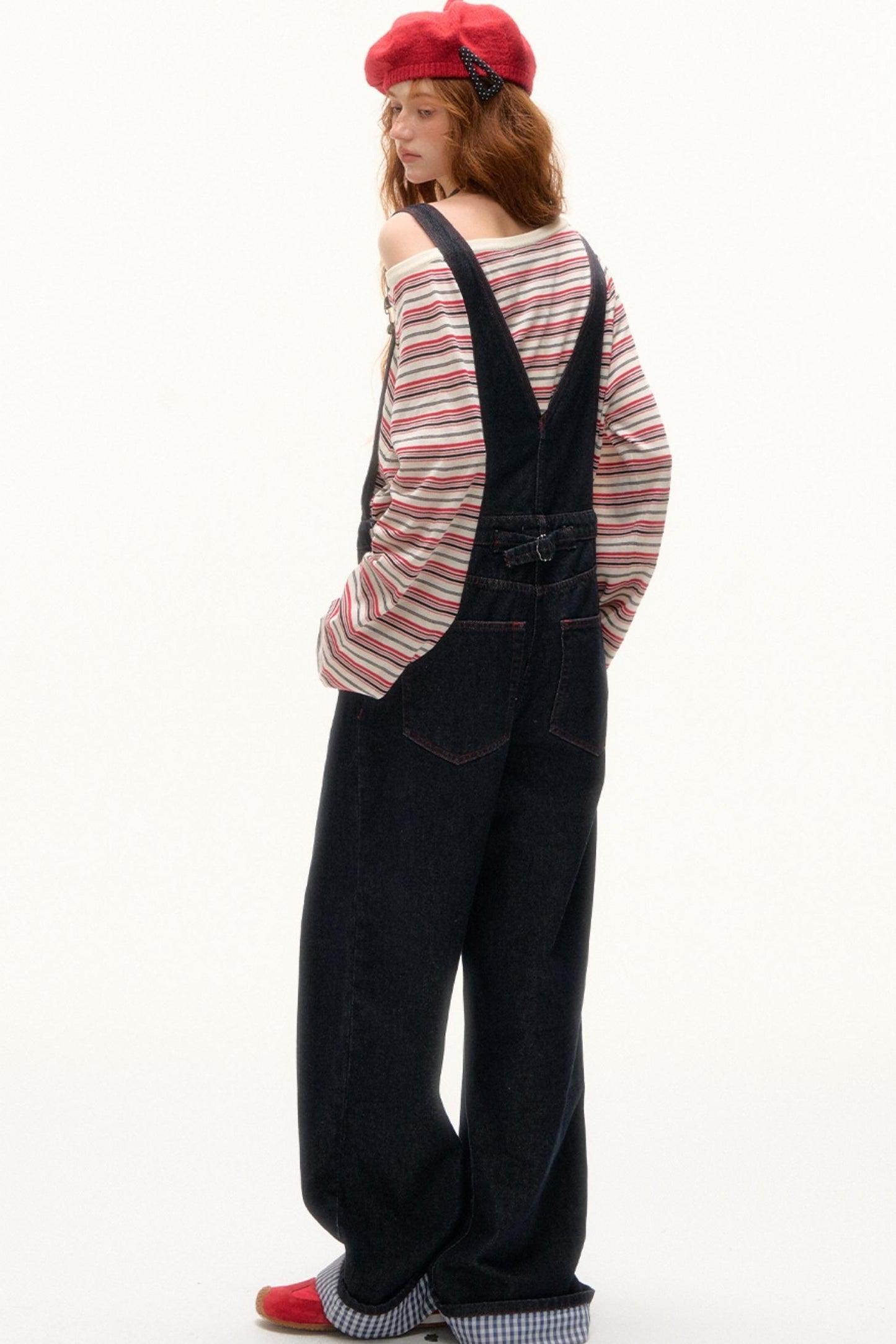 Striped Bow Tie T-Shirt Set-Up