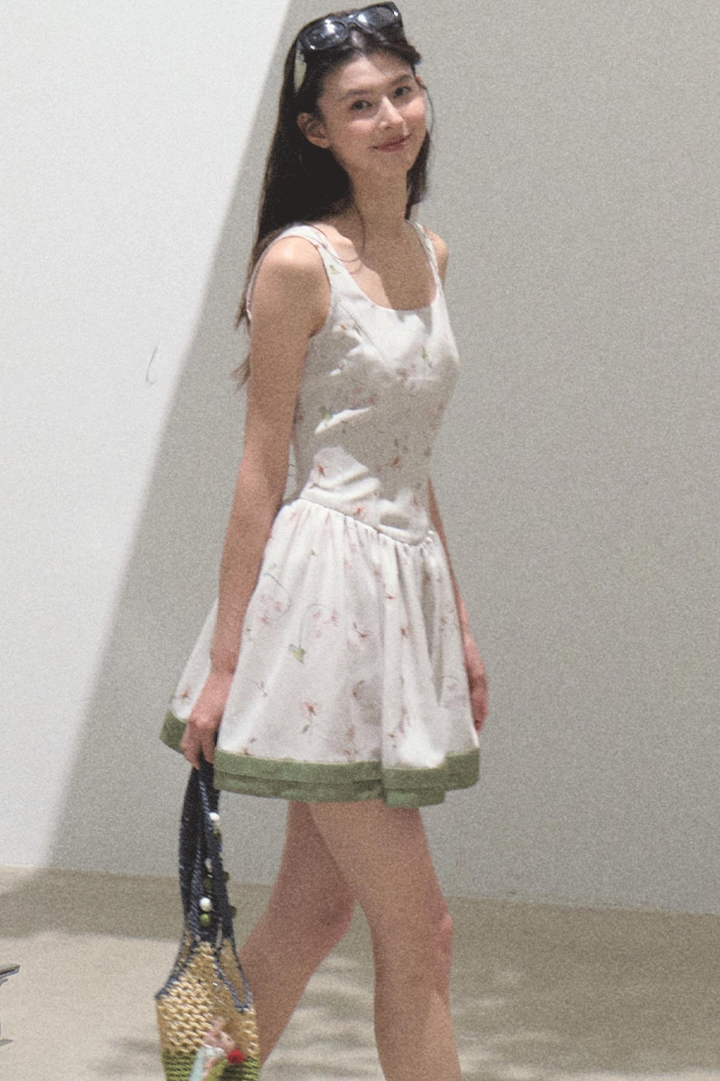 Spring Picnic Slim Fit Camisole Dress