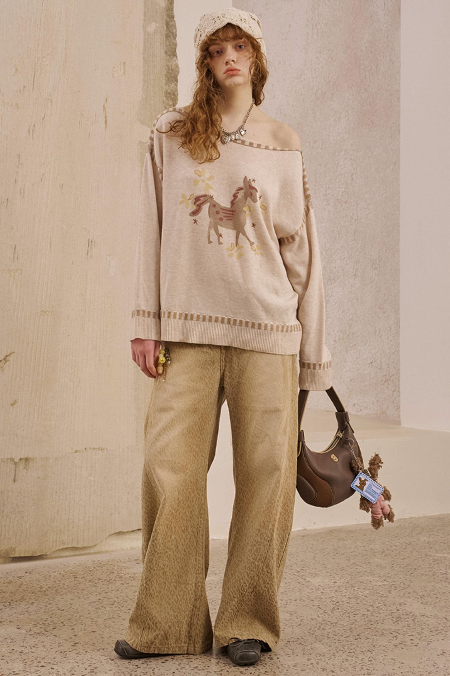 Fall Leopard Split Pants