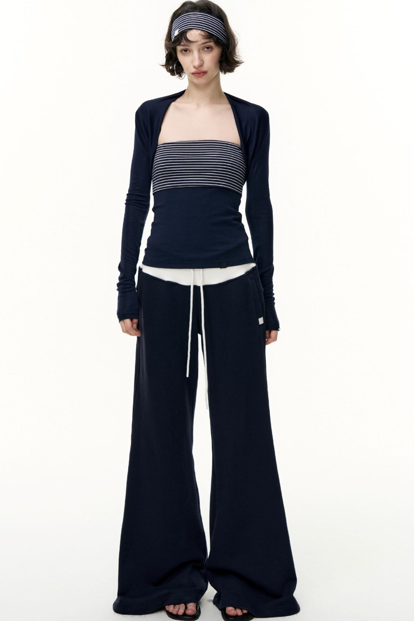 Striped Bandeau Skirt Set-Up