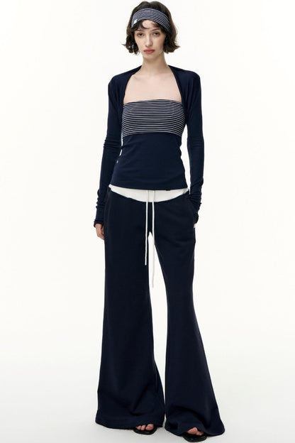 Striped Bandeau Skirt Set-Up