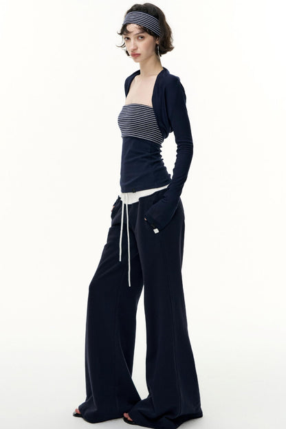 Striped Bandeau Skirt Set-Up