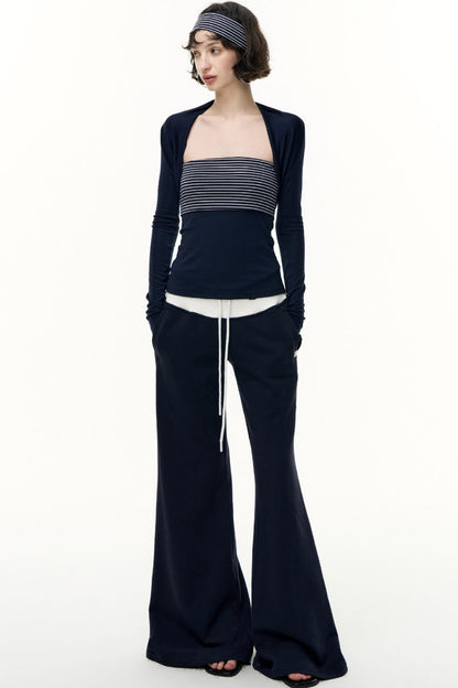 Striped Bandeau Skirt Set-Up