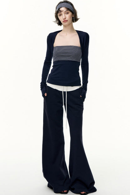 Striped Bandeau Skirt Set-Up