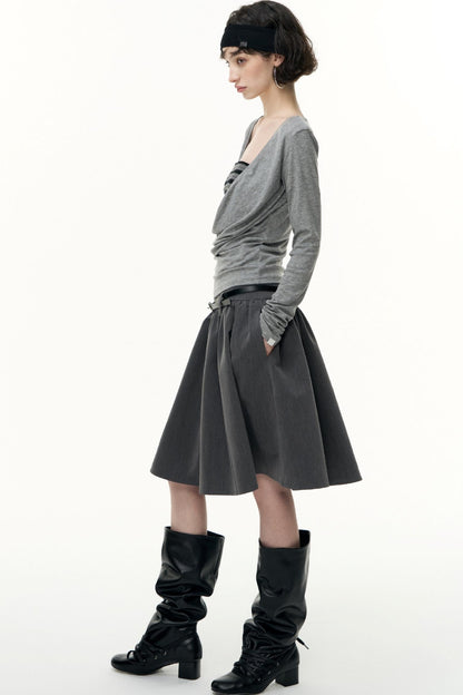 Striped Bandeau Skirt Set-Up