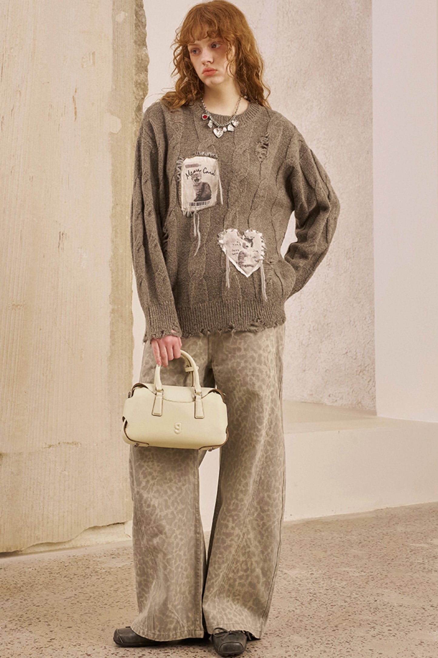 Fall Leopard Split Pants