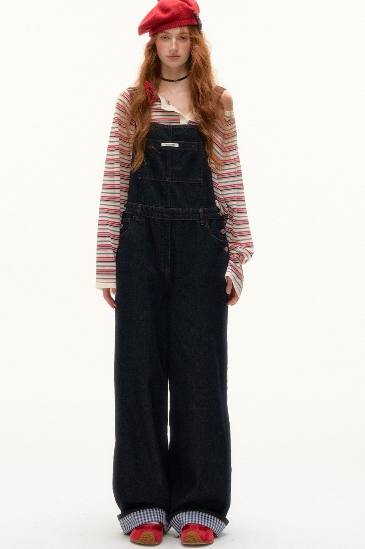 Striped Bow Tie T-Shirt Set-Up